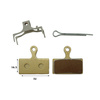 Złote metaliczne klocki hamulcowe do Shimano M665 / M515 / BB5