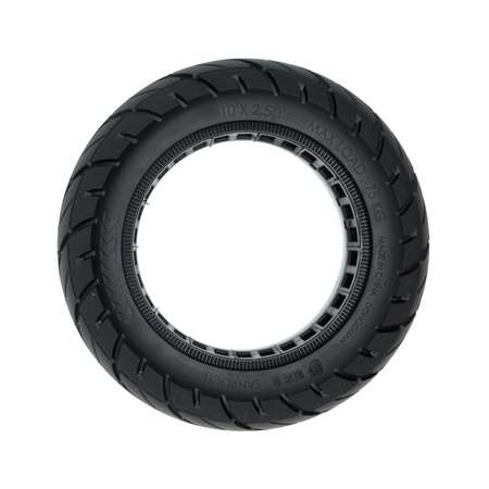 Opona półpełna 10x2.5" do Xiaomi, Techlife X7 i X7S, Kugoo M4 i M4 PRO , Motus GT / PRO 10 Sport, Zero 10X, VSETT 1O+