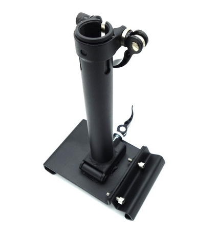 Amortyzowane siodełko do Xiaomi M365 / 1S / Essential / Mi 3 / Fiat 500 - Czarny, czerwony