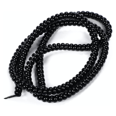 Spiralna Osłona Kabli do Hulajnogi Elektrycznej - Czarny Połysk