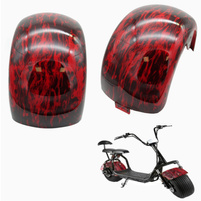 Błotnik przód + tył (zestaw) do Bili City Coco - wzór FIRE