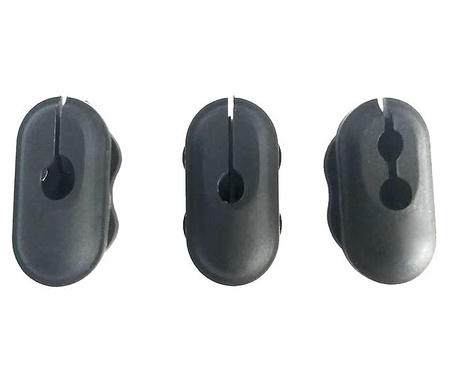 Zaślepki CZARNE do Ninebot MAX G30 / Motus Scooty 10 / Frugal Power