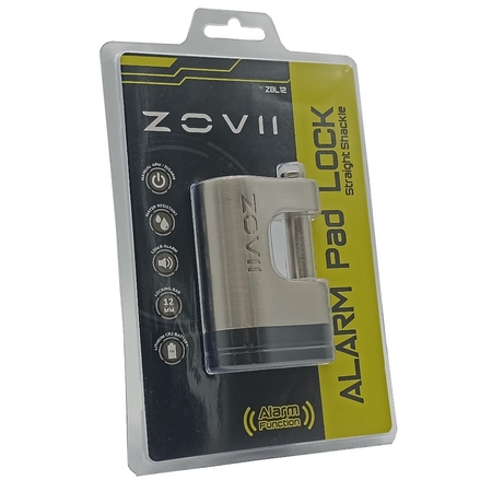 Zabezpieczenie Kłódka z Alarmem ZOVII ZBL12