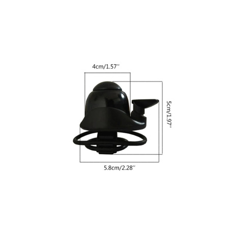 Dzwonek na kierownicę do Ninebot ES1/ES2/ES3/ES4 - kolor CZARNY
