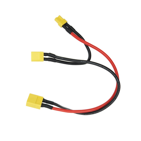 Rozdzielacz Złącze XT-60 Męski na XT-30 Męski + Żeński