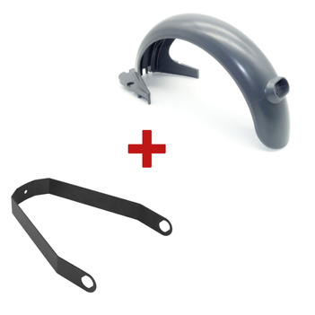 ZESTAW Błotnik tylny + Wspornik błotnika do hulajnóg Ninebot Max G30 /  Motus Scooty 10 / Frugal Power