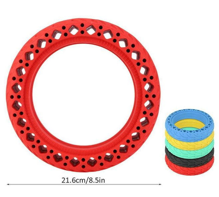 Opona półpełna 8.5x2" do Xiaomi M365 / PRO / PRO 2 / 1S / Essential - CZERWONY