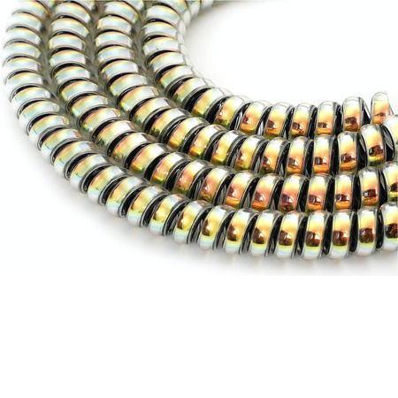 Spiralna Osłona Kabli do Hulajnogi Elektrycznej - Złoty Połysk