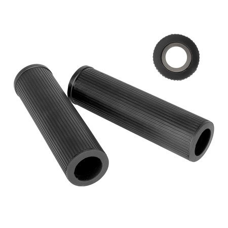 ULIP Czarne gripy + swiatła boczne do Ninebot Max G30 / Motus Scooty 10