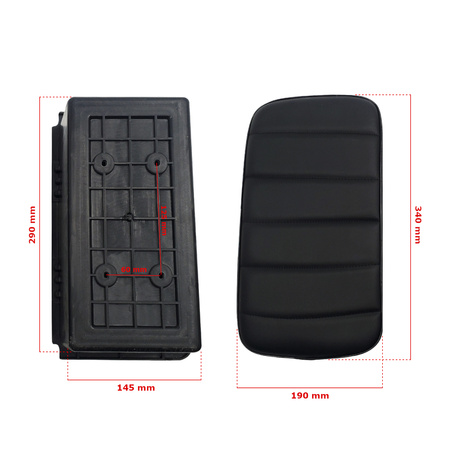 Tylne siedzisko i schowek do skutera elektrycznego CP-1 / Velex / Bili Coco