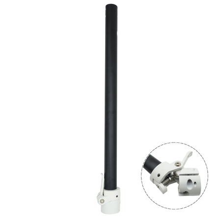 Czarna kolumna z białym mechanizmem składania do Xiaomi M365 / 1S / Essential