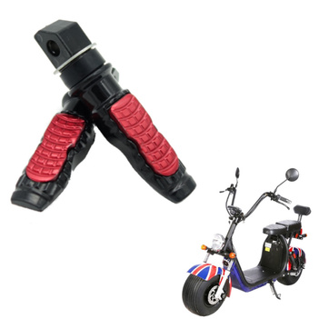 Podnóżek pasażera EB-X7 i CP-1 - Czarno Czerwony - Zestaw (2szt)