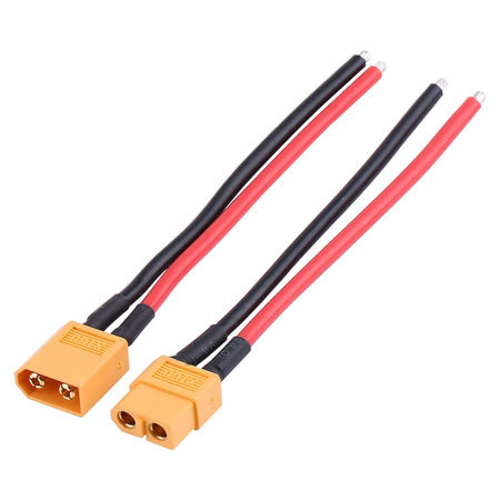 Zestaw Przewodów XT-60 Męski + XT-60 Żeński do Hulajnogi Elektrycznej