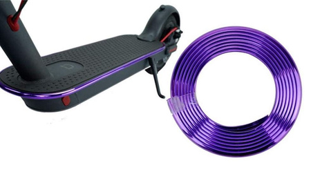 Taśma ochronna na podest do Xiaomi M365 / PRO / PRO 2 / 1S / Essential / Mi 3 - FIOLETOWY POŁYSK