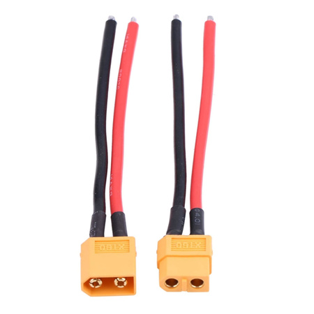 Zestaw Przewodów XT-60 Męski + XT-60 Żeński do Hulajnogi Elektrycznej