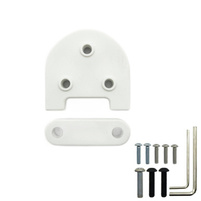 Zestaw podkładek do konwersji na 10" do Xiaomi M365 / PRO / PRO 2 / 1S / Essential - Biały