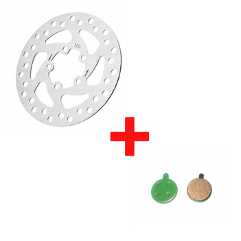 ZESTAW Tarcza hamulcowa 120mm + ceramiczne klocki hamulcowe do hulajnogi Xiaomi M365 PRO / PRO 2