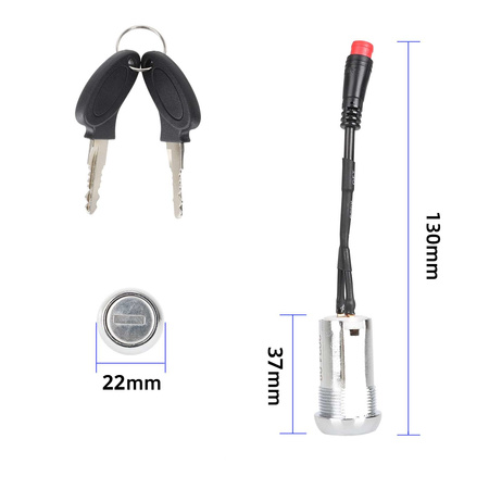 Stacyjka Higo 2 Pin + Kluczyki do KuKirin G3 PRO