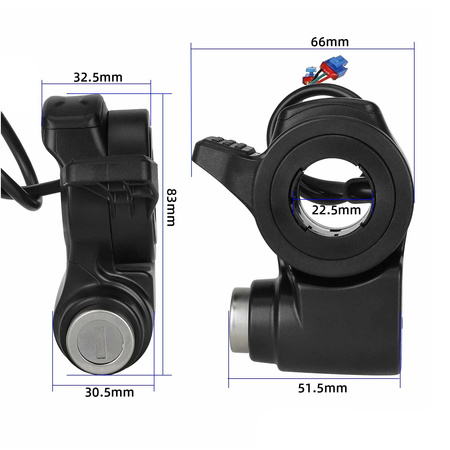 Manetka ze Stacyjką + 2 Kluczyki do KuKirin A1