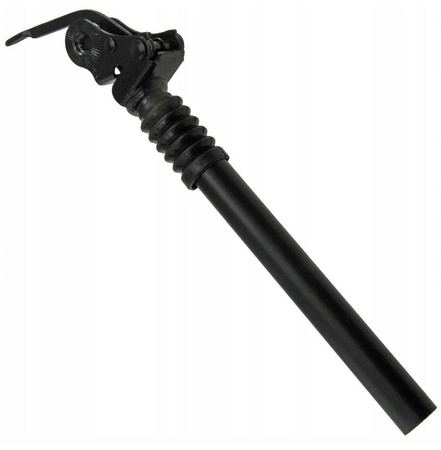 Amortyzowane siodełko do Xiaomi M365 / 1S / Essential / Mi 3 / Fiat 500 - Czarny, czerwony