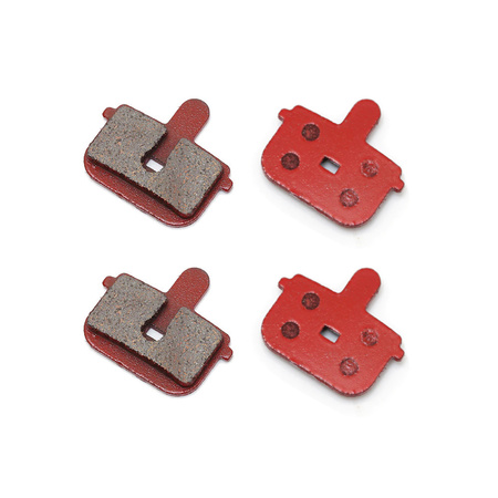 Zestaw 2x Klocki hamulcowe do hulajnogi Kugoo G-Booster / Ruptor R3 / R6 - Czerwony