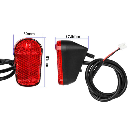 Światło Tylne Lampka LED do Xiaomi 4 Lite (2nd Gen) DE