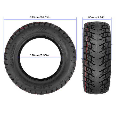 Opona pneumatyczna ULIP 10x3.50-6" tubeless do Laotie ES19