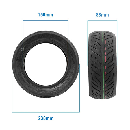 Opona 10x3.0-6" Bezdętkowa CST do Ausom F1 Max, SR1, DT1 Pro / KuKirin G2 MAX, G3 PRO / Motus PRO 10