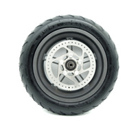 ZESTAW Koło Tył - Felga + opona pneumat 8.5" + tarcza 110mm V1 do Xiaomi M365 / 1S / Essential