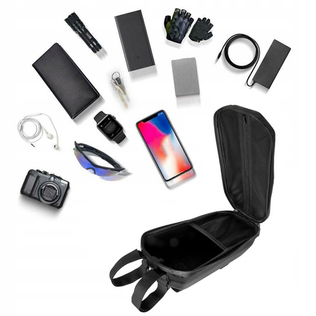 Zestaw Wodoodporna torba sakwa 4L + Uniwersalny uchwyt na telefon do hulajnogi elektrycznej