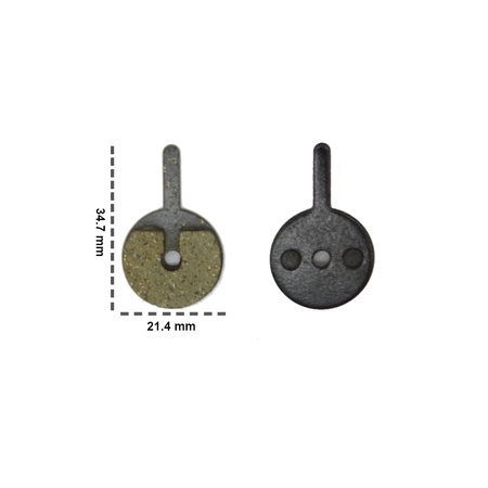 Klocki hamulcowe 2szt do Kugoo M4 / M4 PRO / Speedway 5 / Dualtron Spider / Eagle / Ultra - Czarne
