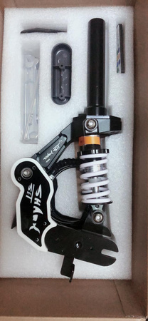 Zawieszenie przednie amortyzator SHARKSET do Ninebot Max / G30 Motus Scooty 10 / Frugal Power - kolor BIAŁY