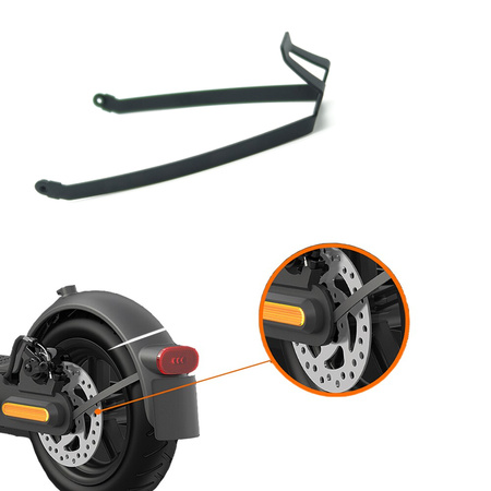Metalowy wspornik błotnika tylnego do kół 10" do Xiaomi PRO 2 / 1S / Essential