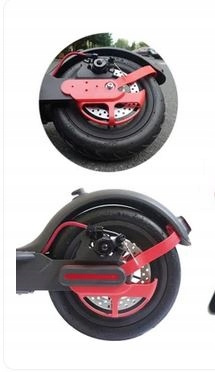 Osłona tarczy hamulcowej do Xiaomi M365 / PRO / PRO 2 / 1S / Essential - CZERWONY