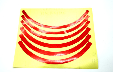 Naklejki odblaskowe na pokrywy silnika do Xiaomi M365 / PRO / PRO 2 / 1S / Essential - CZERWONY