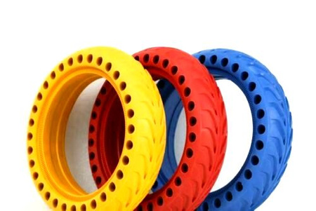 Opona Pół pełna bezdętkowa 8.5x2" do Xiaomi M365 / PRO / PRO 2 / 1S / Essential - CZERWONY