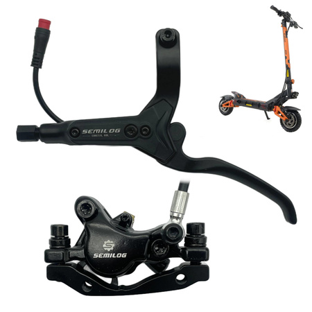 Zestaw lewa dźwignia hamulca + tylny zacisk hydrauliczny do KuKirin G3 PRO