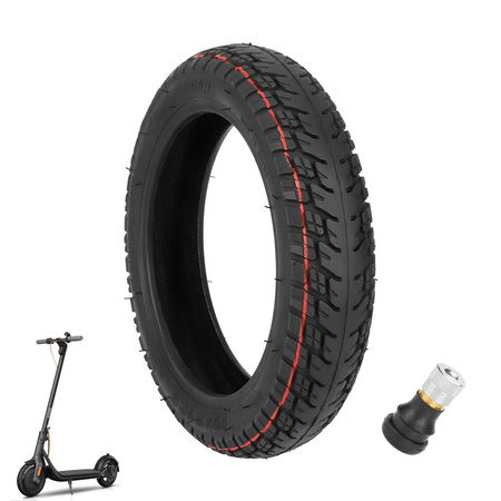 Opona ULIP 10x2.125" Tubeles + Wentyl do Ninebot F20 / F25 / F30 / F40