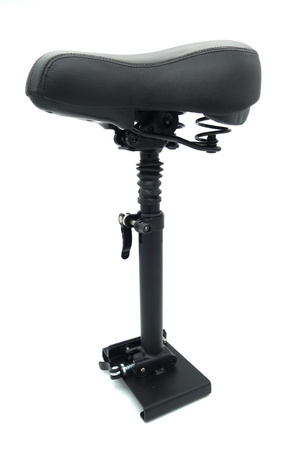 Amortyzowane siodełko do Xiaomi M365 / 1S / Essential / Mi 3 / Fiat 500 - Czarny, czerwony