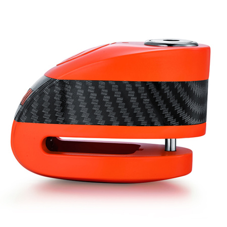 Zabezpieczenie Disc Lock z Alarmem ZOVII ZD6 - Fluo Orange