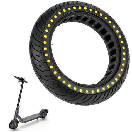 Opona półpełna 8.5x2" YELLOW DOT do Xiaomi M365/PRO/1S/PRO2/Essential/Mi3