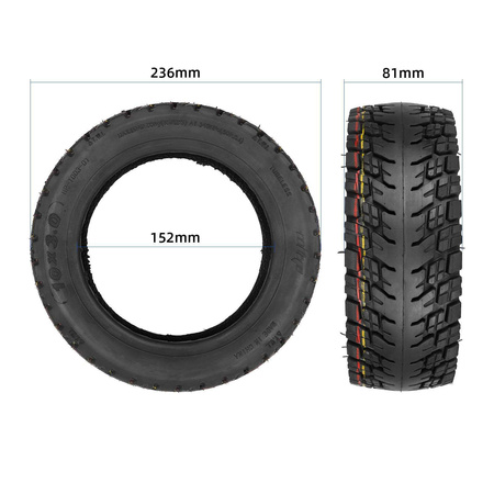 Opona pneumatyczna z żelem ULIP 10x3-6" tubeless Zero 10X / Techlife X7/X7S/Q7