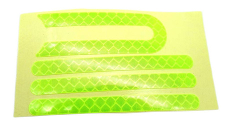 Naklejki odblaskowe na pokrywy śrub do Xiaomi M365 / PRO - Żółty