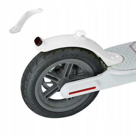 Błotnik SPORT Tył Krótki do Xiaomi M365 / PRO / PRO 2 / 1S / Mi 3 / Essential - BIAŁY