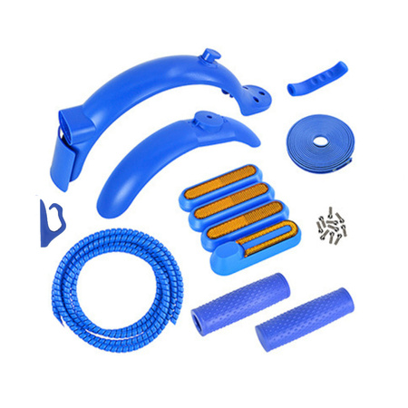 Niebieski zestaw do personalizacji hulajnóg Xiaomi M365 / M365 PRO / PRO 2 / 1S / Essential / Mi 3