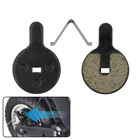 Zestaw 2x Klocki Hamulcowe do KuKirin G2 PRO, G2 MAX / Kugoo G-Booster, G2 PRO