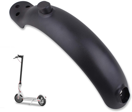 Błotnik tylny + hak zaczep do Xiaomi M365 / PRO  -  CZARNY / CIEMNY SZARY