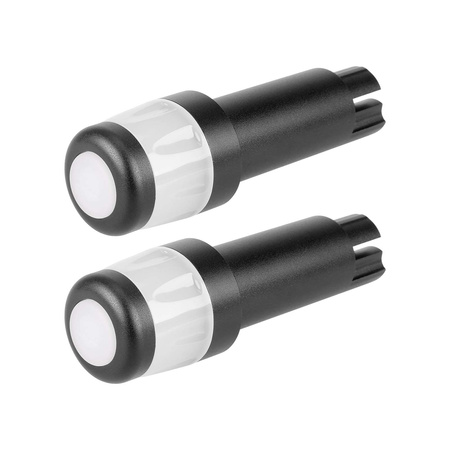 ULIP Czarne gripy + swiatła boczne do Ninebot Max G30 / Motus Scooty 10