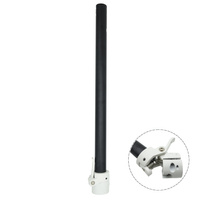 Czarna kolumna z białym mechanizmem składania do Xiaomi M365 / 1S / Essential