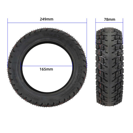 OPONA 10x2.75-6.5" z Żelem do Kamikaze K1 (Plus / Max) / KuKirin G2, G3 / Motus PRO 10 URBAN